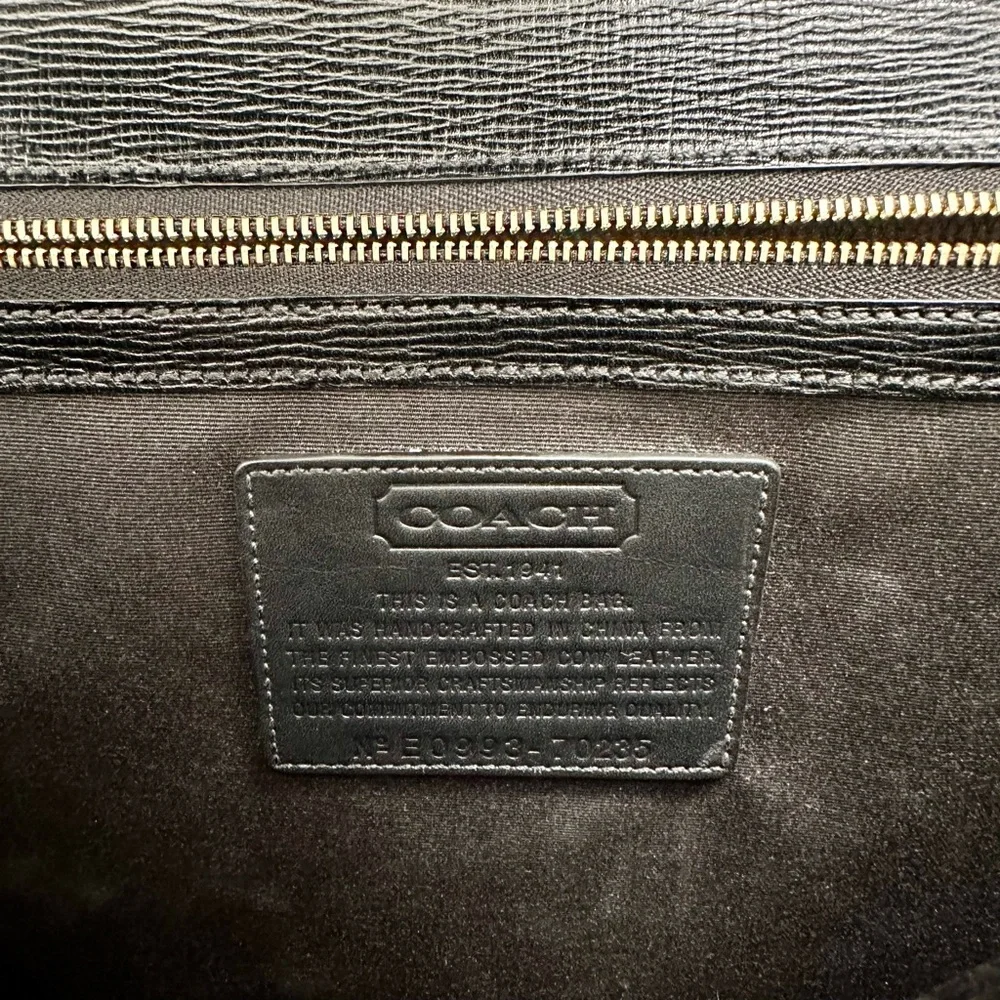 Coach Leather Briefcase